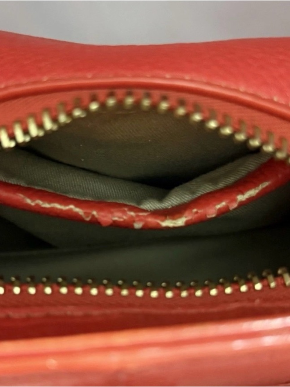 Red Leather Sam Edelman Crsbdy Retro Sleek Clueless 90’s 8.5”W x 7.5”H x 3.5”D - Picture 10 of 16